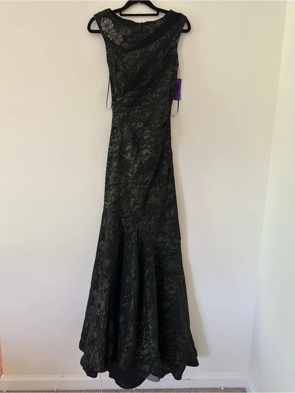 rickie freeman evening dresses Teri Jon Dress Womens 8 Black Wool Cocktail Bow Detail Rose Gold Rickie Freeman Teri Jon |